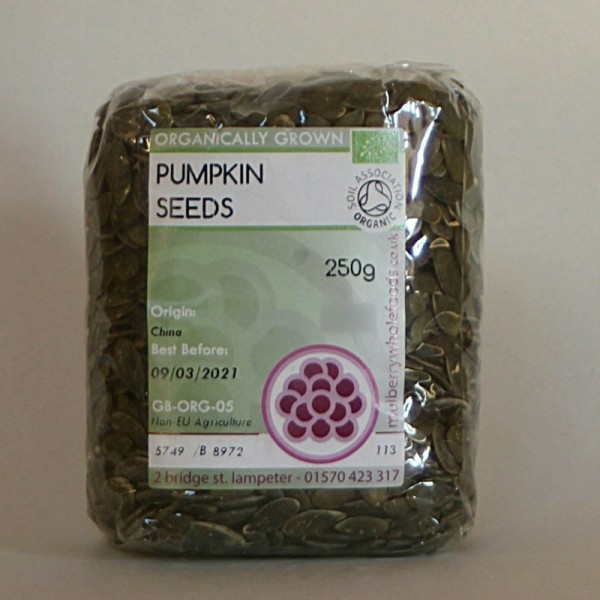 Mulberry Bush Wholefoods Organic Pumpkin Seeds 250g