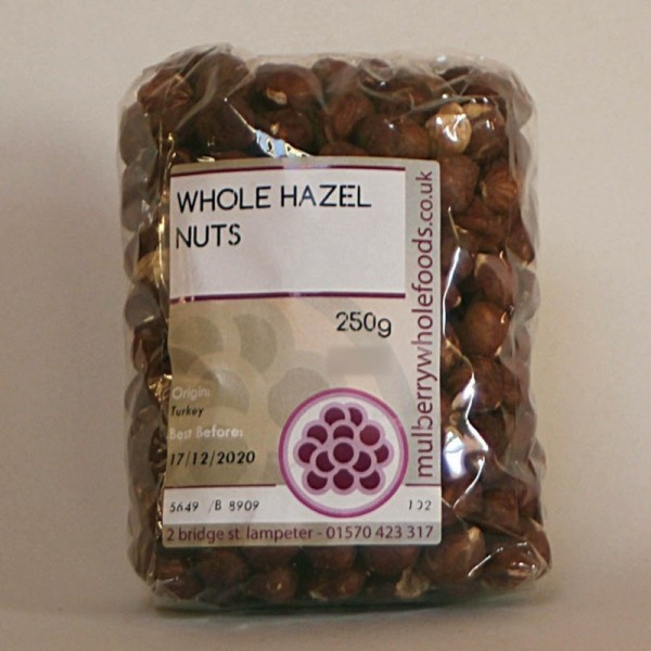 Mulberry Bush Wholefoods Whole Hazel Nuts 250g