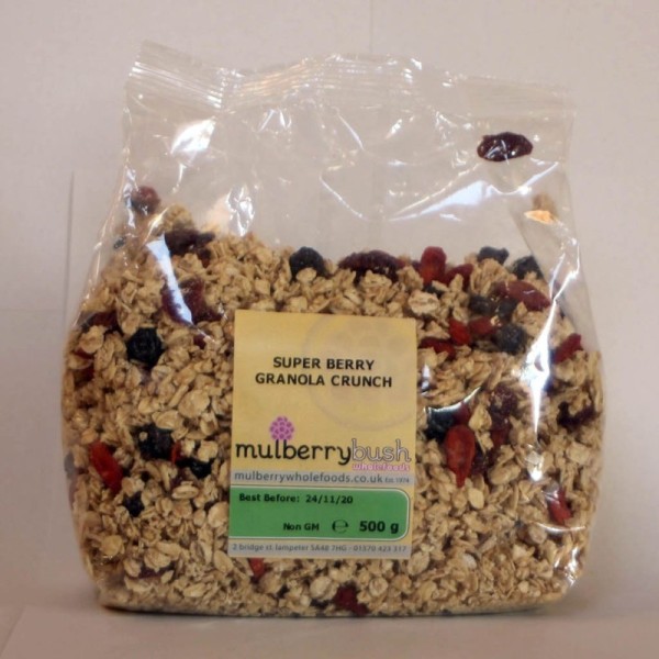 Mulberry Bush Wholefoods Super Berry Granola Crunch 500g