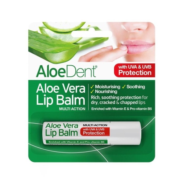 Aloedent Aloe Vera Lip Balm - 4g