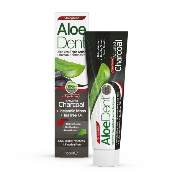 Aloedent Charcoal Toothpaste - 100ml