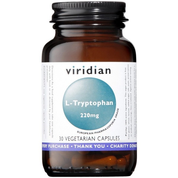 Viridian L-Tryptophan 220mg - 30 Veg Caps