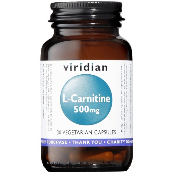 Viridian L-Carnitine 500mg - 30 Veg Caps