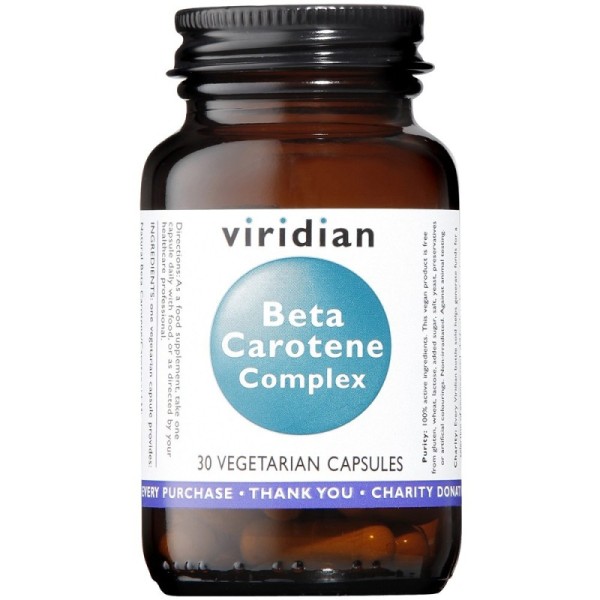 Viridian Beta Carotene - 30 Veg Caps