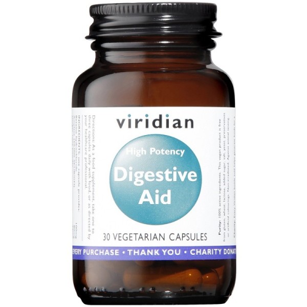 Viridian Hi-Potency Digestive Aid - 30 Veg Caps