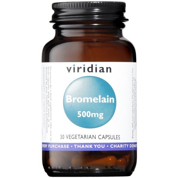 Viridian Bromelain 500mg - 30 Veg Caps