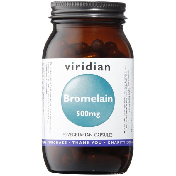 Viridian Bromelain 500mg - 90 Veg Caps