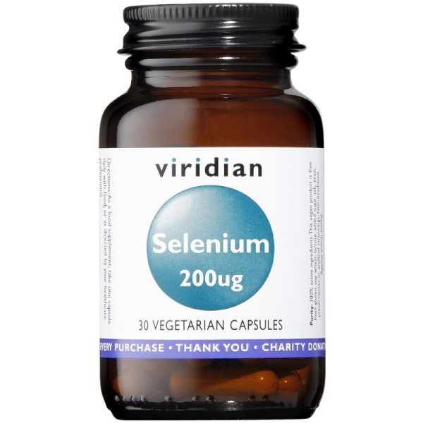 Viridian Selenium 200ug - 30 Veg Caps