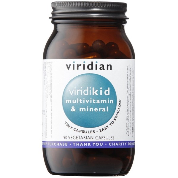 Viridian ViridiKid Multivitamin & Mineral Mini - 90 Veg Caps