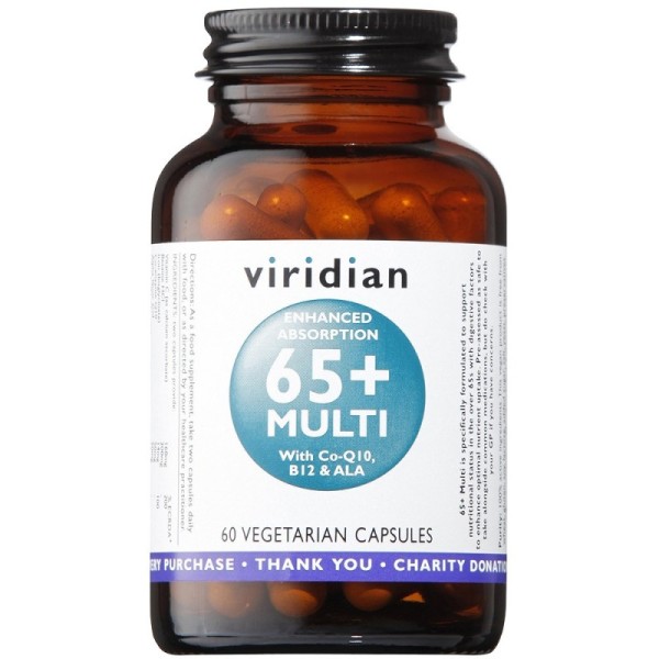 Viridian 65+ Multi - 60 Veg Caps