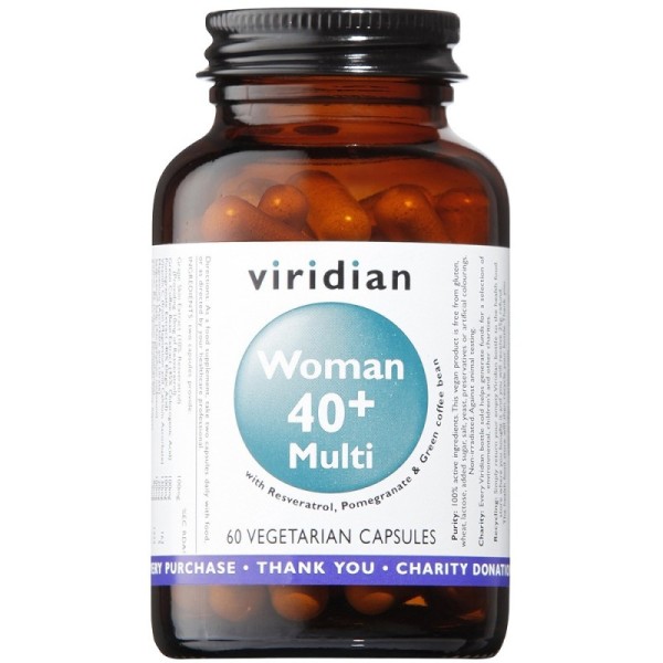 Viridian Woman 40+ Multi - 60 Veg Caps