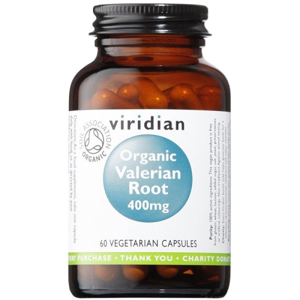 Viridian Organic Valerian Root 400mg - 60 Veg Caps