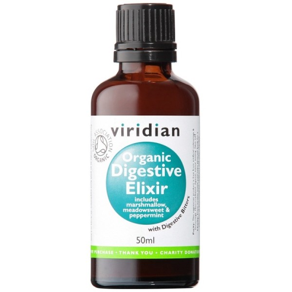 Viridian Organic Digestive Elixir Tincture - 50ml