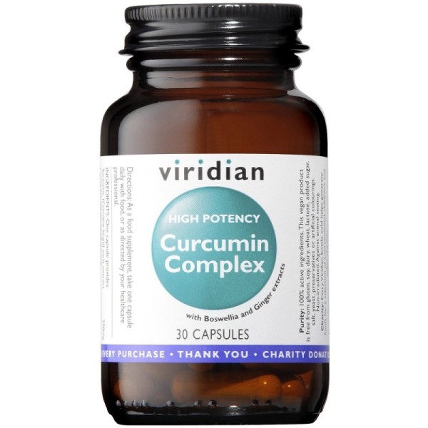 Viridian High Potency Curcumin Complex - 30 Veg Caps