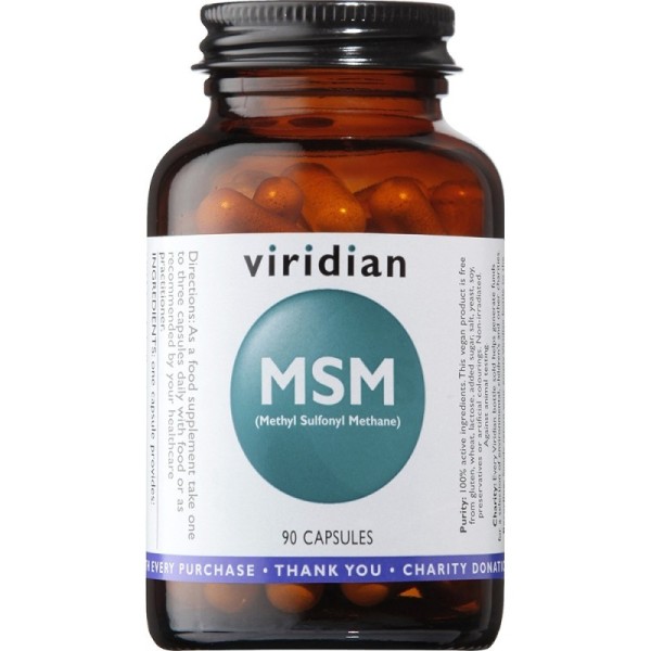 Viridian MSM (750mg) - 90 Veg Caps