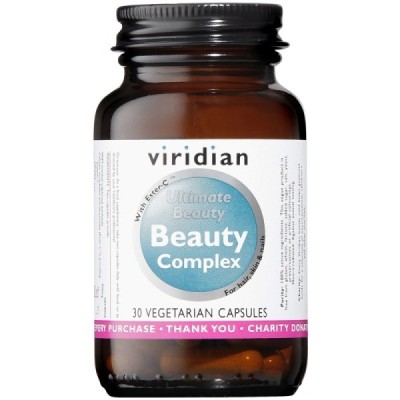 Buy Viridian Ultimate Beauty Complex Veg Caps from Mulberry Wholefoods online UK Supplier.