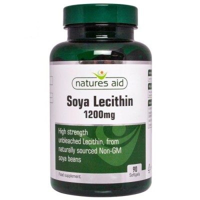 Natures Aid Soya Lecithin 1200mg 90 Softgels
