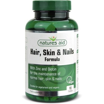 Natures Aid Hair Skin and Nails Formula 90 Tablets