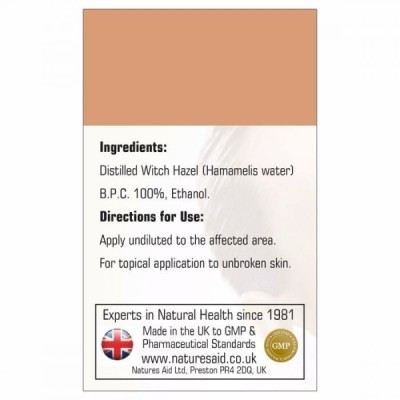 Natures Aid Witch Hazel (Distilled) 150ml