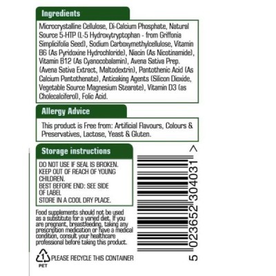 Natures Aid 5-HTP Complex 100mg 30 Tablets