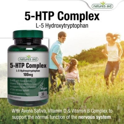 Natures Aid 5-HTP Complex 100mg 30 Tablets