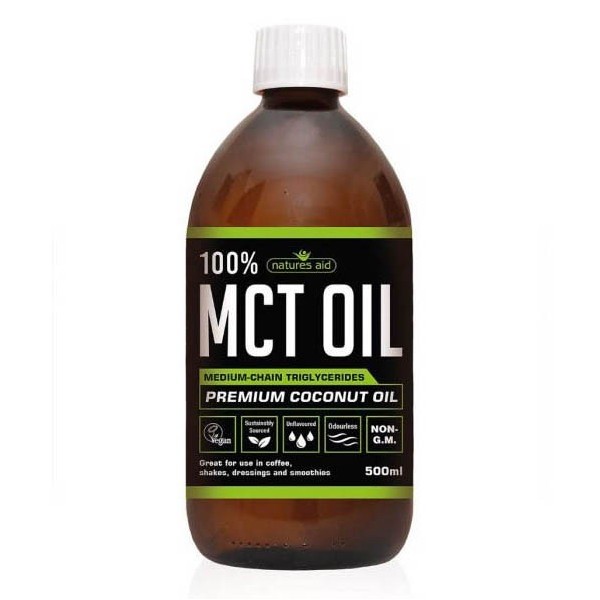 Natures Aid 100% Pure MCT Oil 500ml