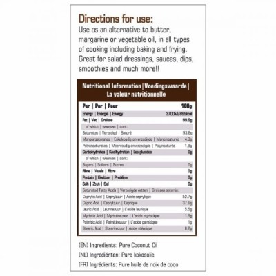 Natures Aid Coconut Oil Liquid 250ml