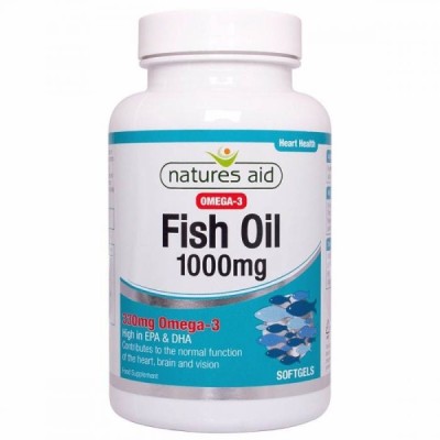 Natures Aid Fish Oil 1000mg (Omega-3) 240 Softgels