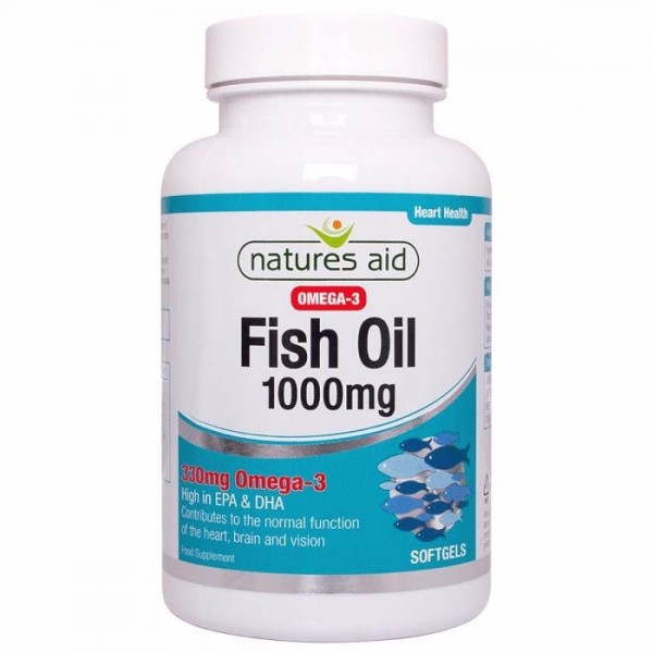 Natures Aid Fish Oil 1000mg (Omega-3) 240 Softgels