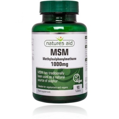 Natures Aid MSM 1000mg 90 Tablets