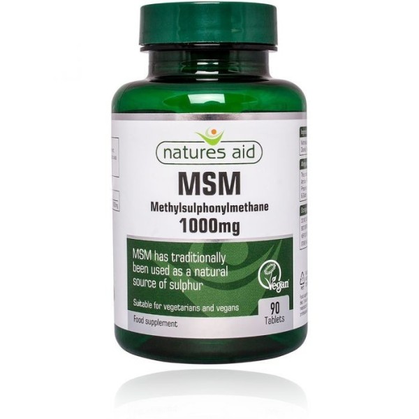 Natures Aid MSM 1000mg 90 Tablets