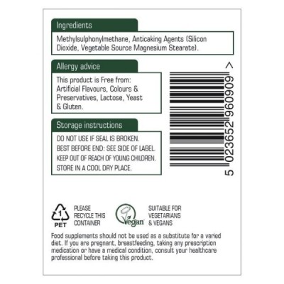 Natures Aid MSM 1000mg 90 Tablets