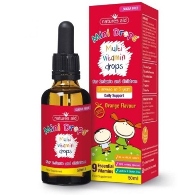 Natures Aid Multi-Vitamin Mini Drops for infants & children 50ml