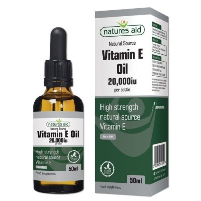 Natures Aid Vitamin E Oil 20000iu 50ml