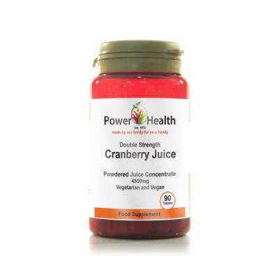 Buy Power Health Cranberry Juice Double Strength 4500mg 90 tablets Supplements Online - UK Supplier