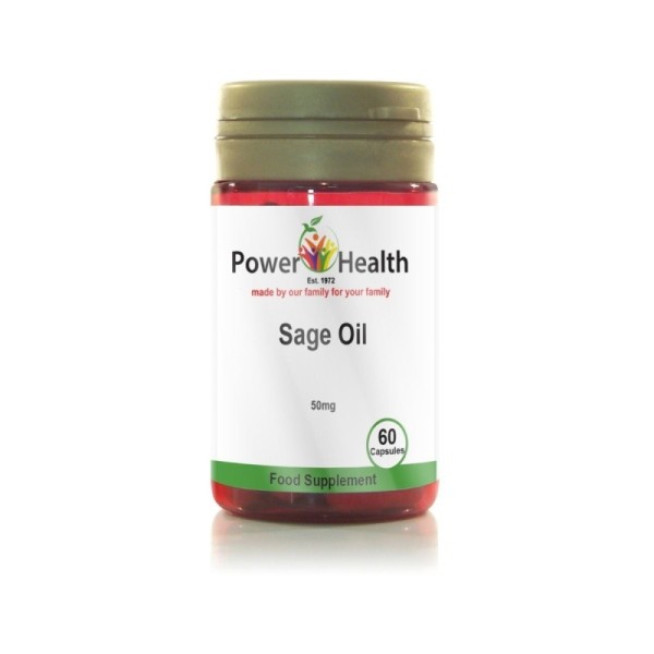Power Health Sage Oil 50mg Capsules 60s