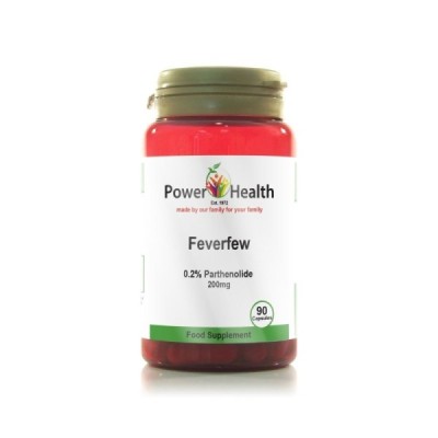 Buy Power Health Feverfew 200mg 90 capsules Supplements Online - UK Supplier