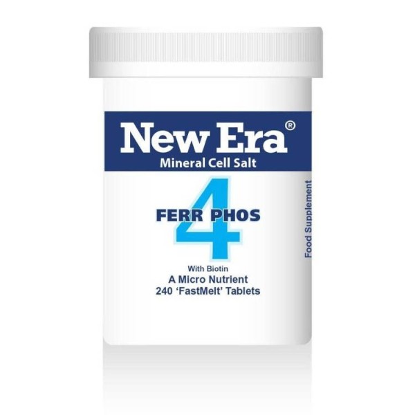 New Era No. 4 Ferr. Phos. (Iron Phosphate) Tablets 240s