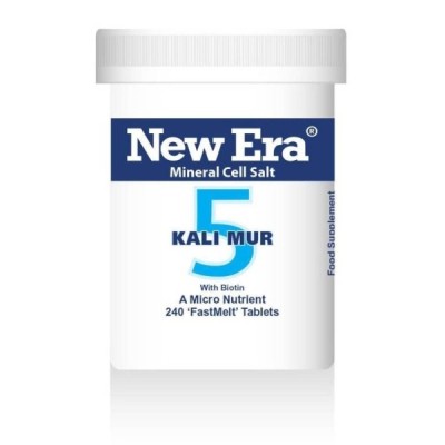 Buy New Era No. 5 Kali Mur 240 Pillules (Potasium Chloride) Supplements Online - UK Supplier