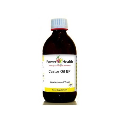 Buy Power Health Castor Oil Cold Pressed 250ml Supplements Online - UK Supplier