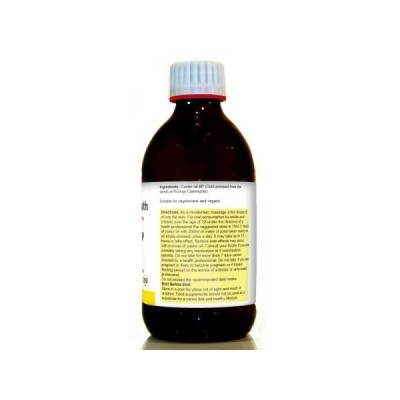 Buy Power Health Castor Oil Cold Pressed 250ml Supplements Online - UK Supplier
