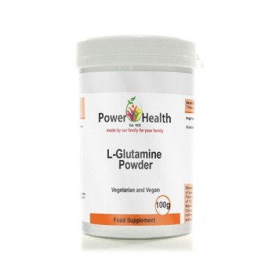 Buy Power Health L-Glutamine Powder 100g Supplements Online - UK Supplier