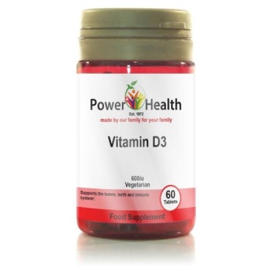 Buy Power Health Vitamin D3 600iu/15mcg 60 tablets Supplements Online - UK Supplier