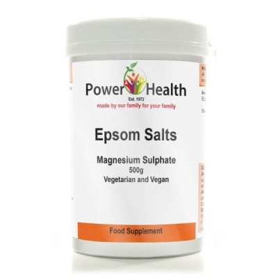 Buy Power Health Epsom Salts 500g Supplements Online - UK Supplier