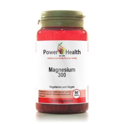 Buy Power Health Magnesium 300mg 30s Supplements Online - UK Supplier
