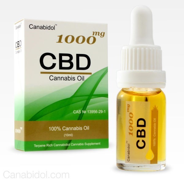 Canabidol CBD Oil 1000mg Drops 10ml