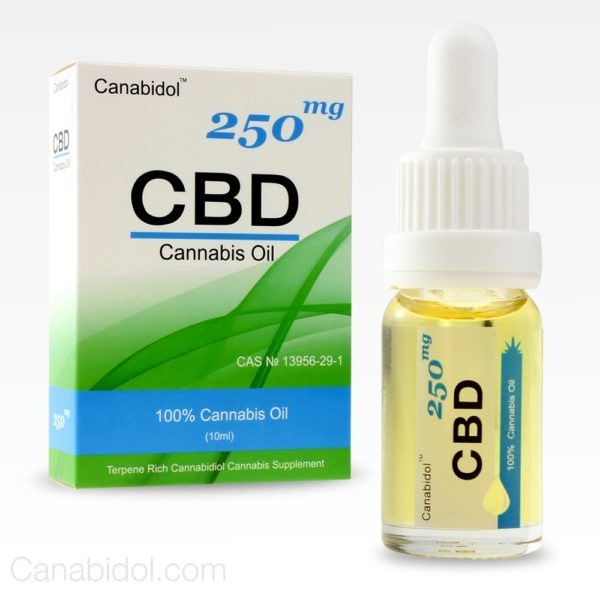 Canabidol CBD Oil 250mg Drops 10ml