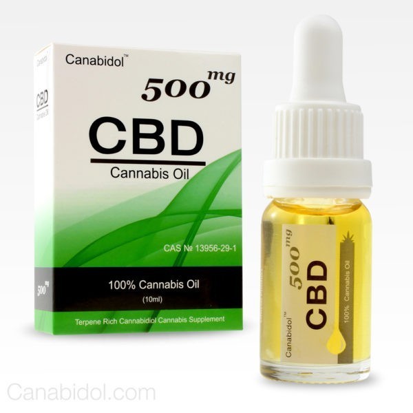 Canabidol CBD Oil 500mg Drops 10ml