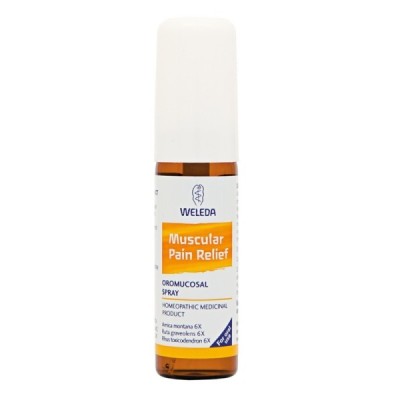 Buy Weleda Muscular Pain Relief Oral Spray  (UK) from Mulberry Wholefoods online UK Supplier.