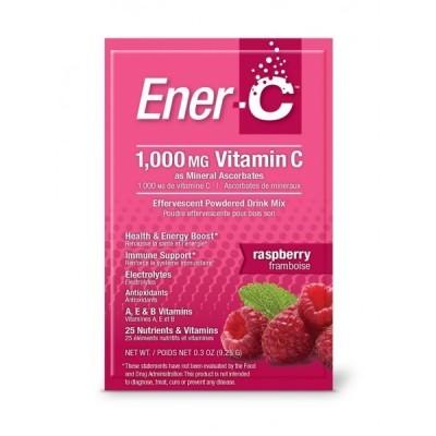 Buy Ener-C Raspberry Vitamin C 1000mg & Multivitamins 30 Sachets Online − UK Supplier